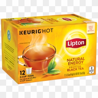 Lipton Premium Black Tea K Cups, Natural Energy 12 Clipart