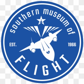 2 Color Logo Padbtm - Southern Museum Of Flight Logo Clipart