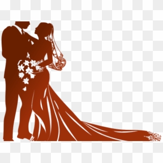 Romantic Clipart Religious Wedding - Wedding Couples Clipart Png Transparent Png