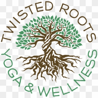 Twisted Roots Yoga Clipart