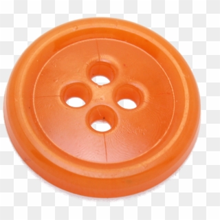 Sewing Orange Button Clipart