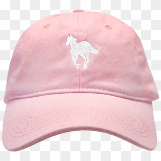 White Pony Pink Dad Hat $25 - Baseball Cap Clipart