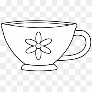 Teacup Clipart Crockery - Colouring Pages Of Cup - Png Download