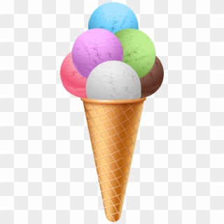 Ice Cream Scoop With Ice Cream Png Download Clipart