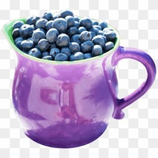 Free Png Blueberries In Jug Png - Blueberry Clipart