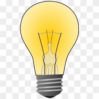 Free To Use & Public Domain Light Bulb Clip Art - Incandescent Light Bulb Clipart - Png Download