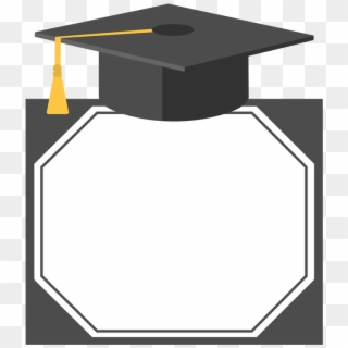 Hat Graduation Ceremony Bachelor's Degree - Transparent Graduation Border Design Clipart