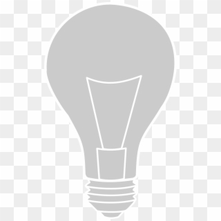 Lightbulb Light Bulb - Silhouette Light Bulb Png Clipart