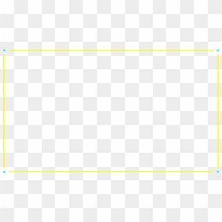 Yellow Border Frame Transparent Background - Yellow Border No Background Clipart