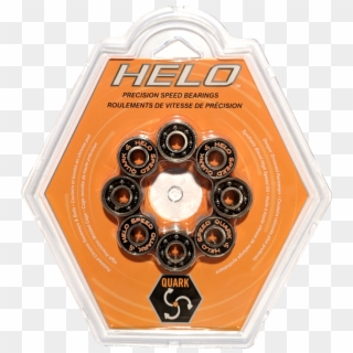 Helo Precision Speed Bearings - Skateboard Wheel Clipart