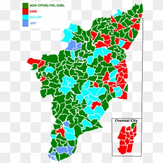 1977 Tamil Nadu Legislative Assembly Election - Tamil Nadu Election 2017 Map Clipart