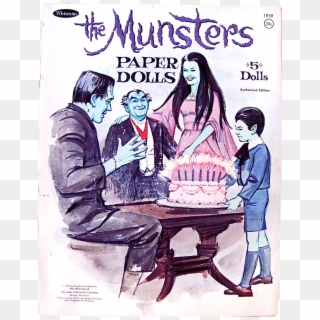 The Munsters Paper Dolls Whitman Vintage 1966 Cut Set - Imagenes Para Dibujar De La Familia Monster Clipart