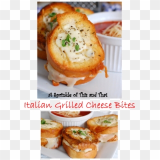 Italian Grilled Cheese Bites Clipart