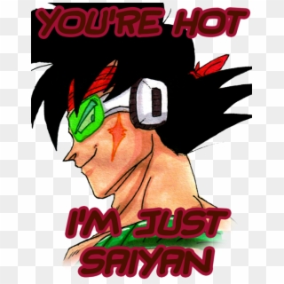 Bardock 爱人壁纸with 日本动漫entitled Bardock Thinks Your Hot - Poster Clipart