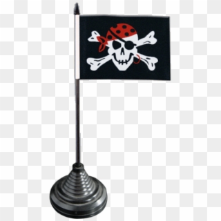 Pirate One Eyed Jack Table Flag - Pirate Clipart