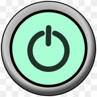 How To Set Use Power Button On Green Background Icon Clipart