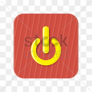 Power Button Vector Image - Circle Clipart