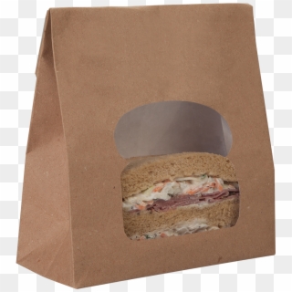Colpac Laminated Sandwich Bag Kraft , Png Download - Sandwich Bag Clipart