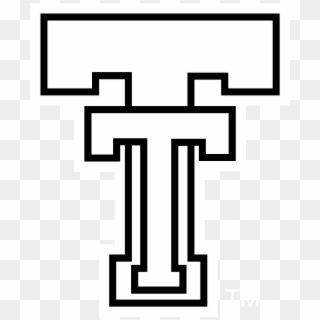 Texas Tech Red Raiders Logo Black And White - Black And White Texas Tech Logo Clipart