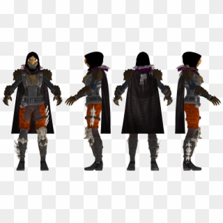 Hunter Class Wearing A Full Set Of Exotic Gear - Cosplay Clipart