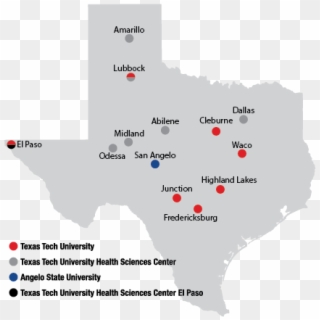 Texas Tech University Health Sciences Center - Texas Tech Campuses Clipart