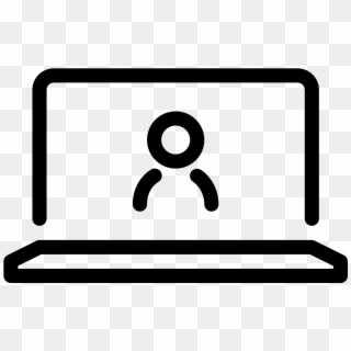 Office Equipment Computer Laptop User - Sign Clipart