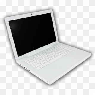 Macbook Png Icon - White Apple Laptop Clipart
