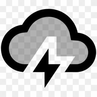 The Icon Is A Stylized Depiction Of A Storm Cloud Clipart