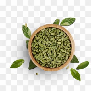Cardamom - Pumpkin Seed Top View Png Clipart