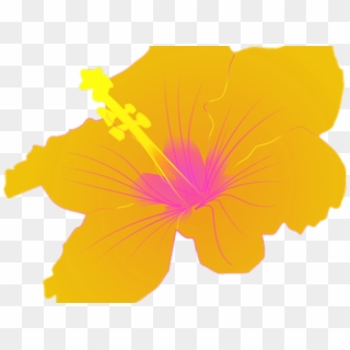Polynesia Clipart Purple Hawaiian Flower - Hibiscus Clip Art - Png Download