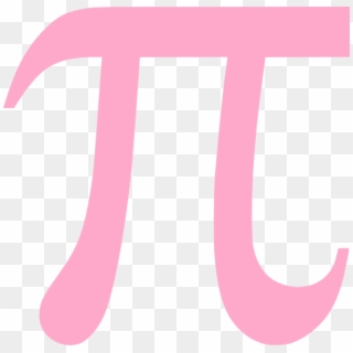 Small - Pink Pi Symbol Clipart