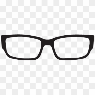 Picture Transparent Stock Eyewears Rectangle - Black Frame Glasses Clipart Png
