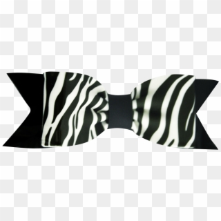 Zebra Print Bow Clipart - Formal Wear - Png Download