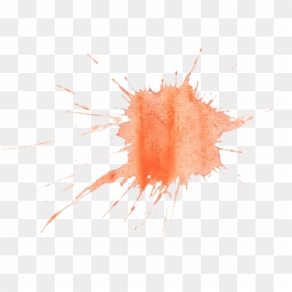 Orange Paint Splatter Png Clipart