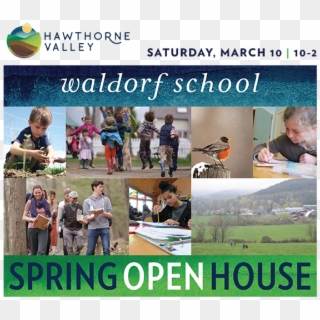 All School Spring Open House - Poster Clipart