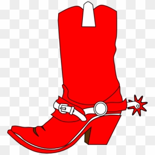 Cowboy Boot Png Transparent Image - Red Cowboy Boots Clipart