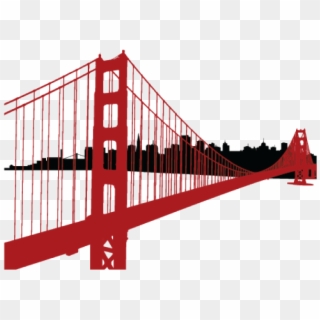 Golden Gate Clipart Beam Bridge - Golden Gate Bridge - Png Download