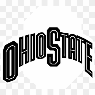 Ohio State Buckeyes Logo Black And White - Ohio State Logo Clipart