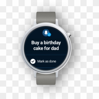 Smart Reminder App For Android Wear Os - Android Wear Reminder Clipart