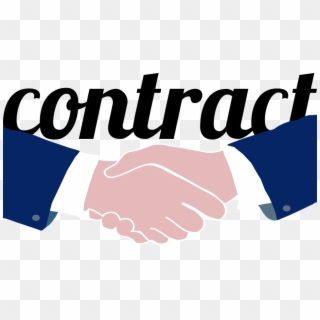 Clip Black And White Library Two People Shaking Hands - Valid Contract - Png Download