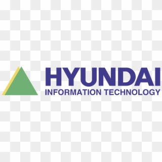 Hyundai Information Technology Logo Png Transparent - Sign Clipart