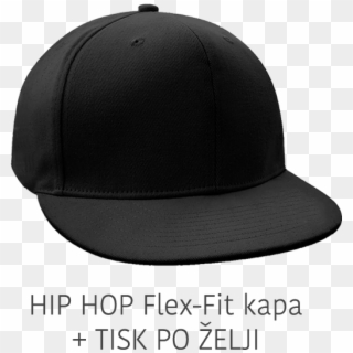 Hip Hop Flex-fit Cap - Hip Hop Black Cap Png Clipart