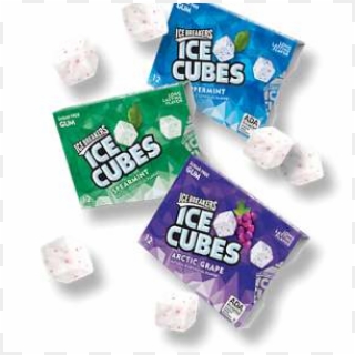 Ice Breakers Ice Cubes Gum Blister Packs - Ice Breakers Gum Pack Clipart
