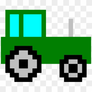 This Free Icons Png Design Of Pixel Art Tractor Clipart