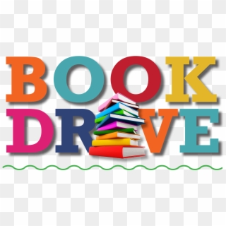 Book Drive Clipart - Graphic Design - Png Download