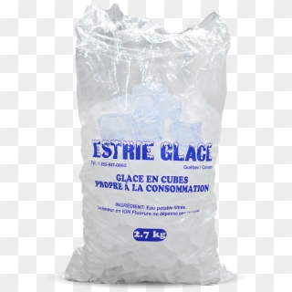 7 Kilogram Bag Of Ice Cubes - Bag Clipart