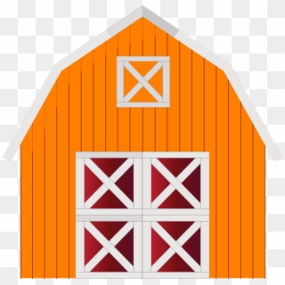 Barn Clipart Svg - Red Barn Vector - Png Download