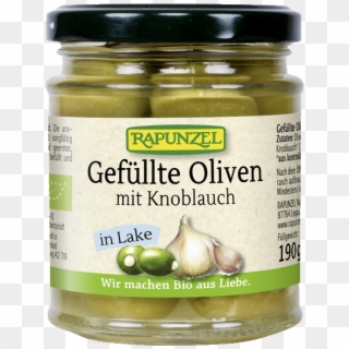 Green Olives Filled With Garlic In Brine - Rapunzel Clipart