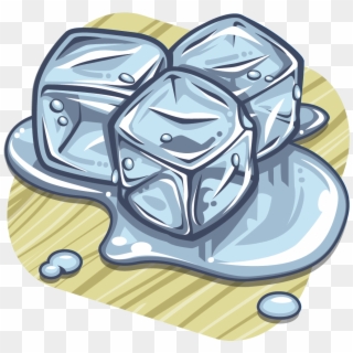 Ice Cubes - Illustration Clipart