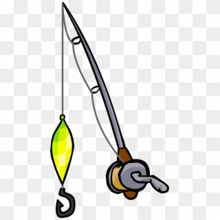 Fishing Pole Png Rode - Club Penguin Fishing Rod Clipart